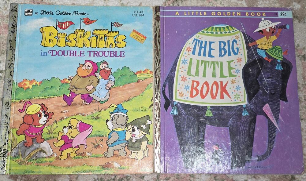 Set of 2 Little Golden Books
